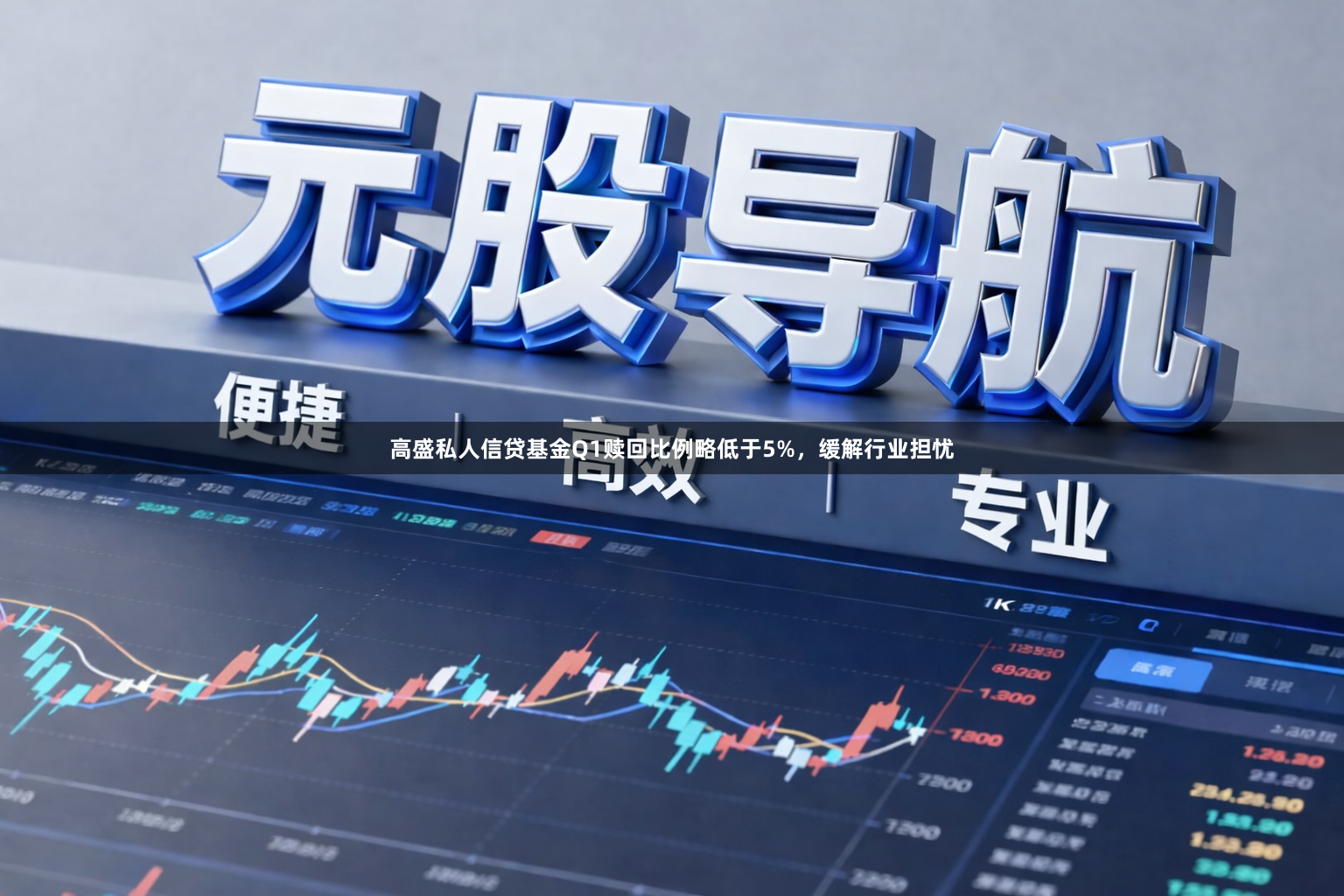 高盛私人信贷基金Q1赎回比例略低于5%，缓解行业担忧