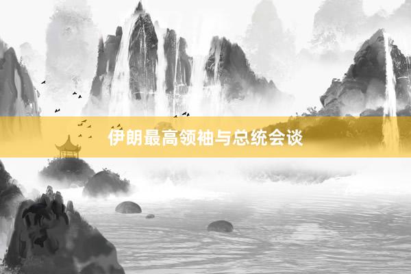伊朗最高领袖与总统会谈