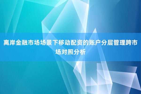 离岸金融市场场景下移动配资的账户分层管理跨市场对照分析