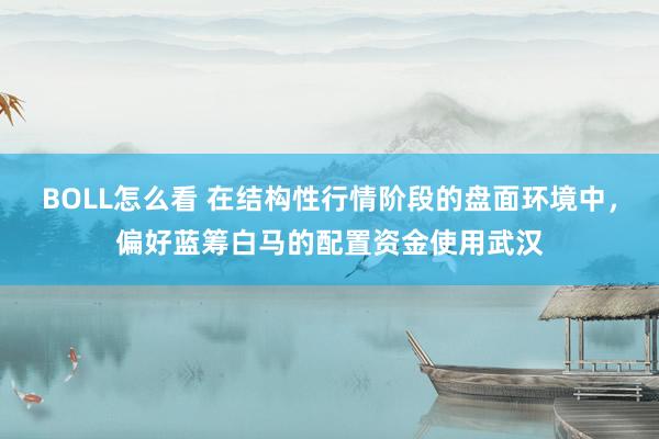 BOLL怎么看 在结构性行情阶段的盘面环境中，偏好蓝筹白马的配置资金使用武汉